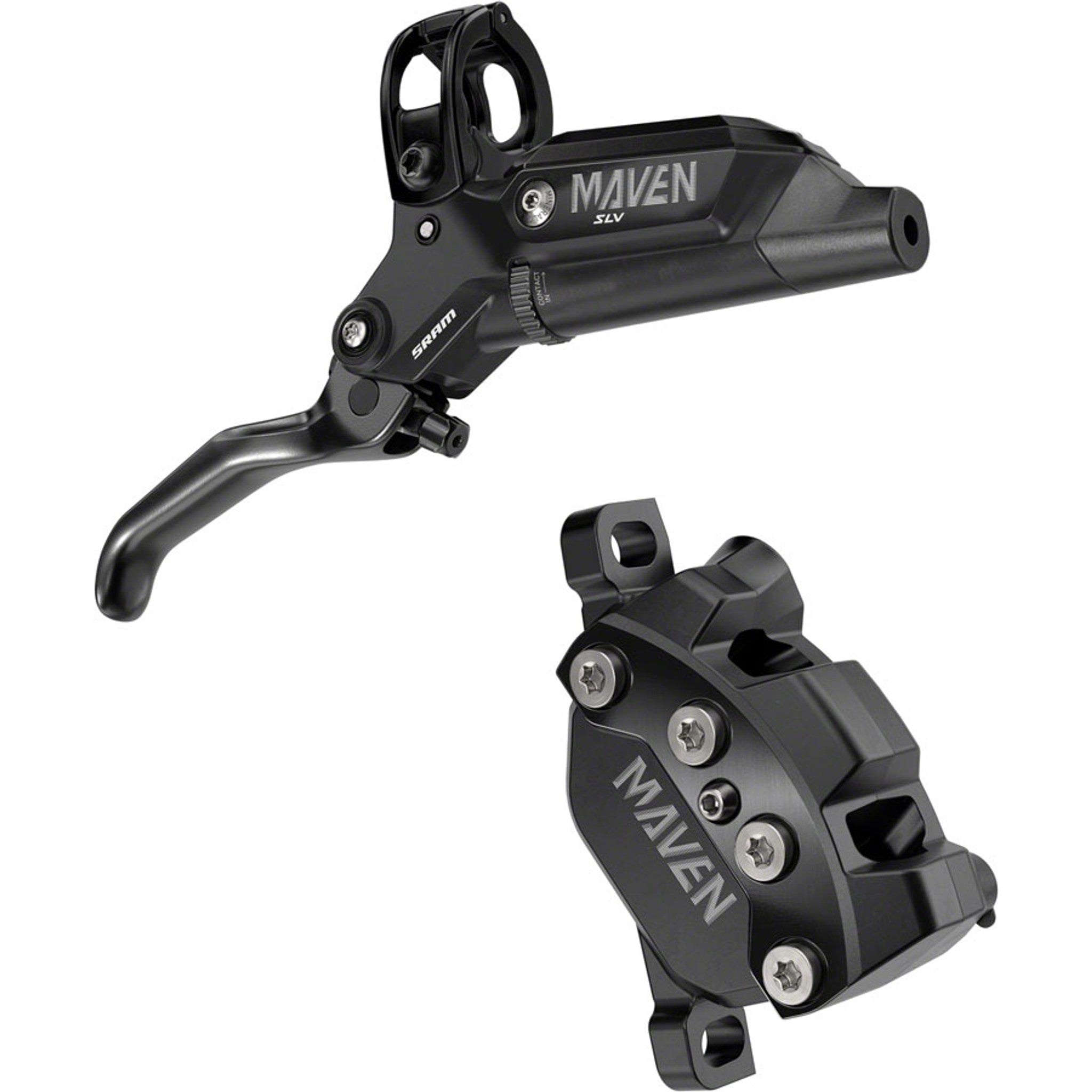 Maven Silver 4-Piston Disc Brake and Lever