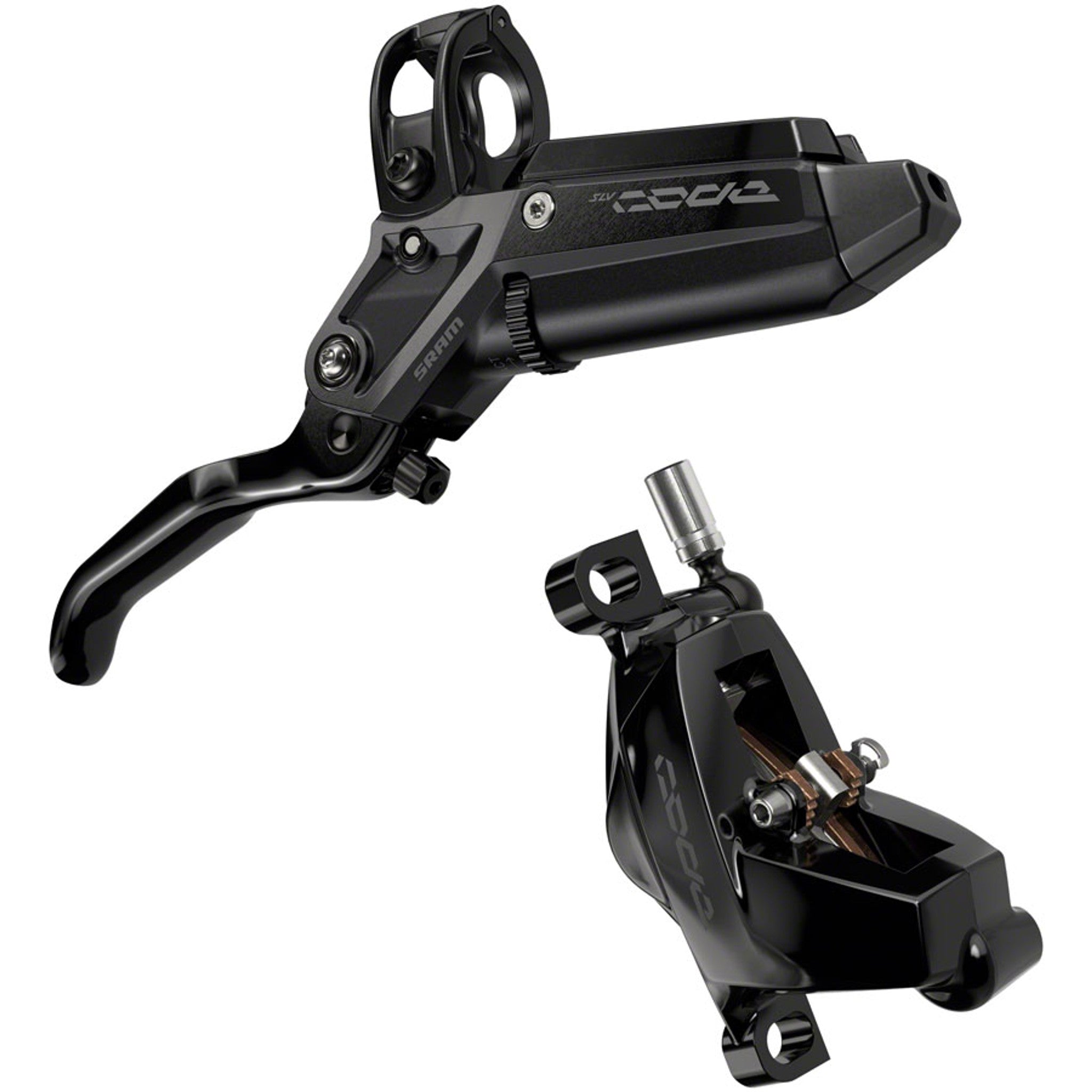 Code Silver Stealth 4-Piston Disc Brake and Lever