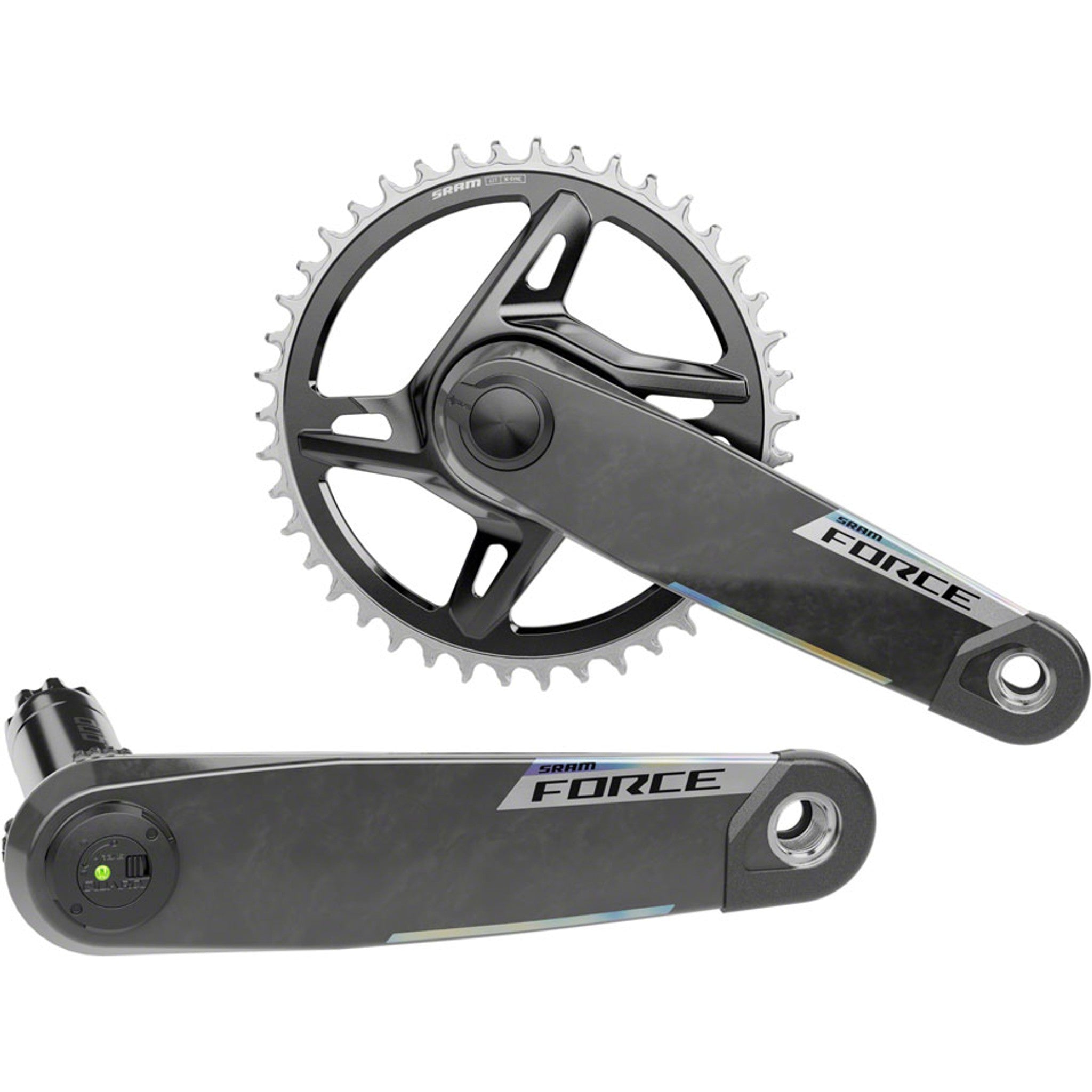 Force 1x XPLR AXS 12/13-Speed Power Meter Wide Crankset E1