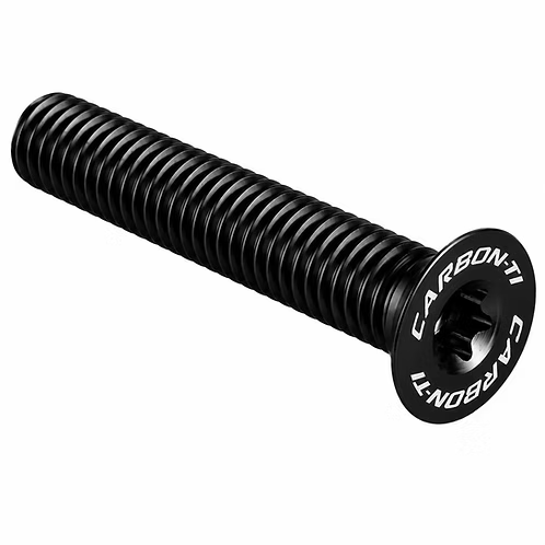 Carbon-Ti X-Cap TORX Spare Bolt with logo Black