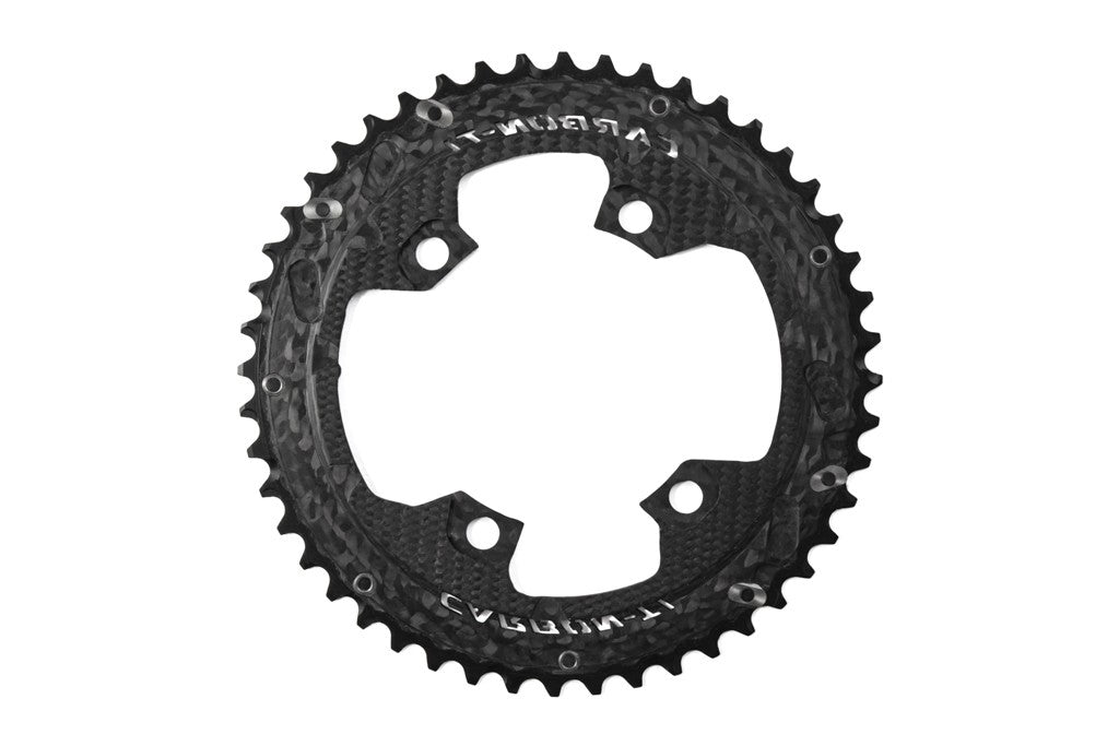 Carbon-Ti X-Carbonrings for AXS Chainrings (4 Arms) 48X110
