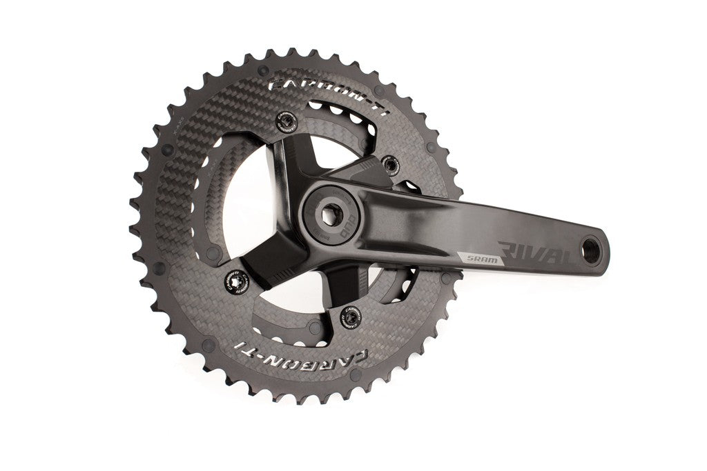 Carbon-Ti X-Carbonrings for AXS Chainrings (4 Arms) 48X110