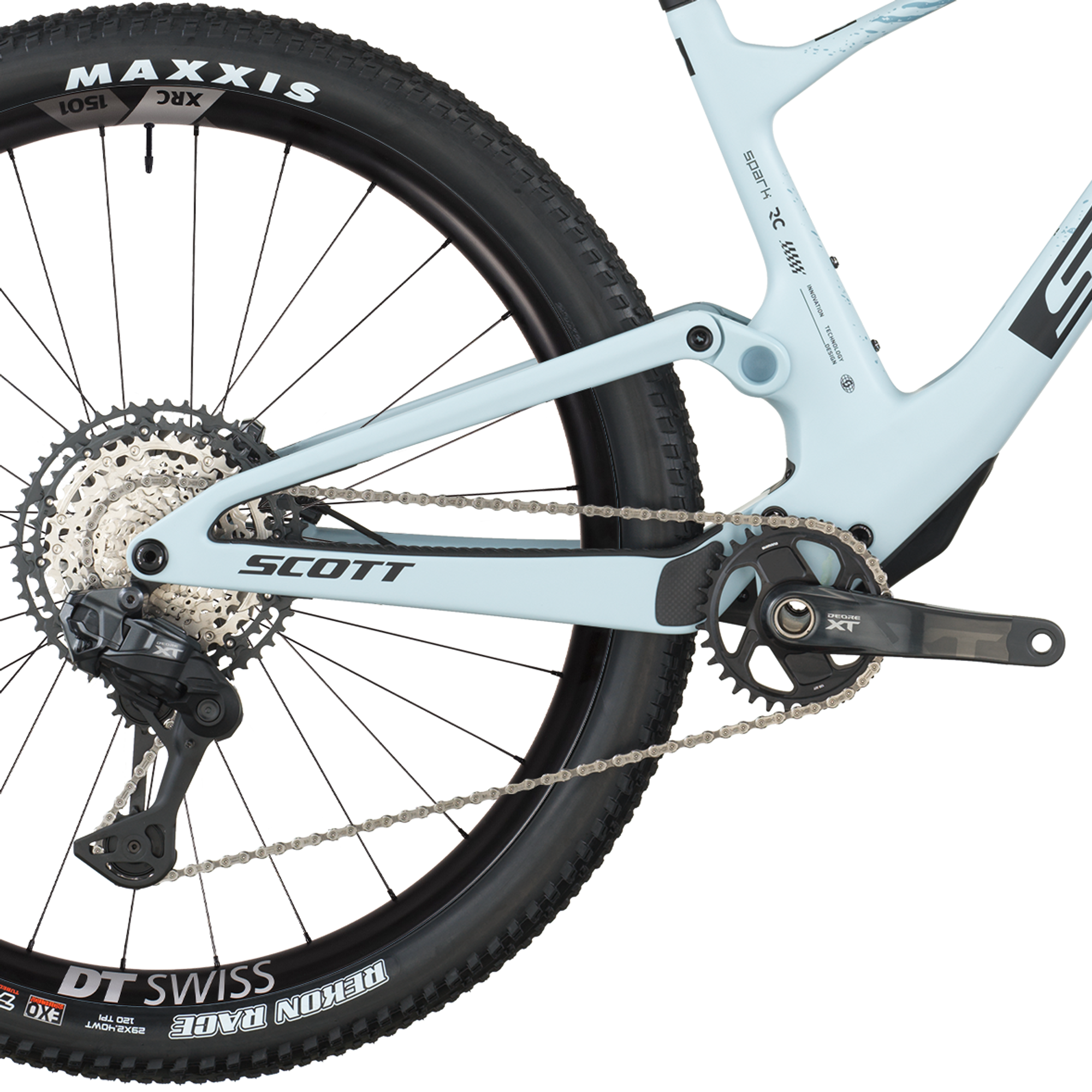 SCOTT Spark RC Pro Bike Azure White