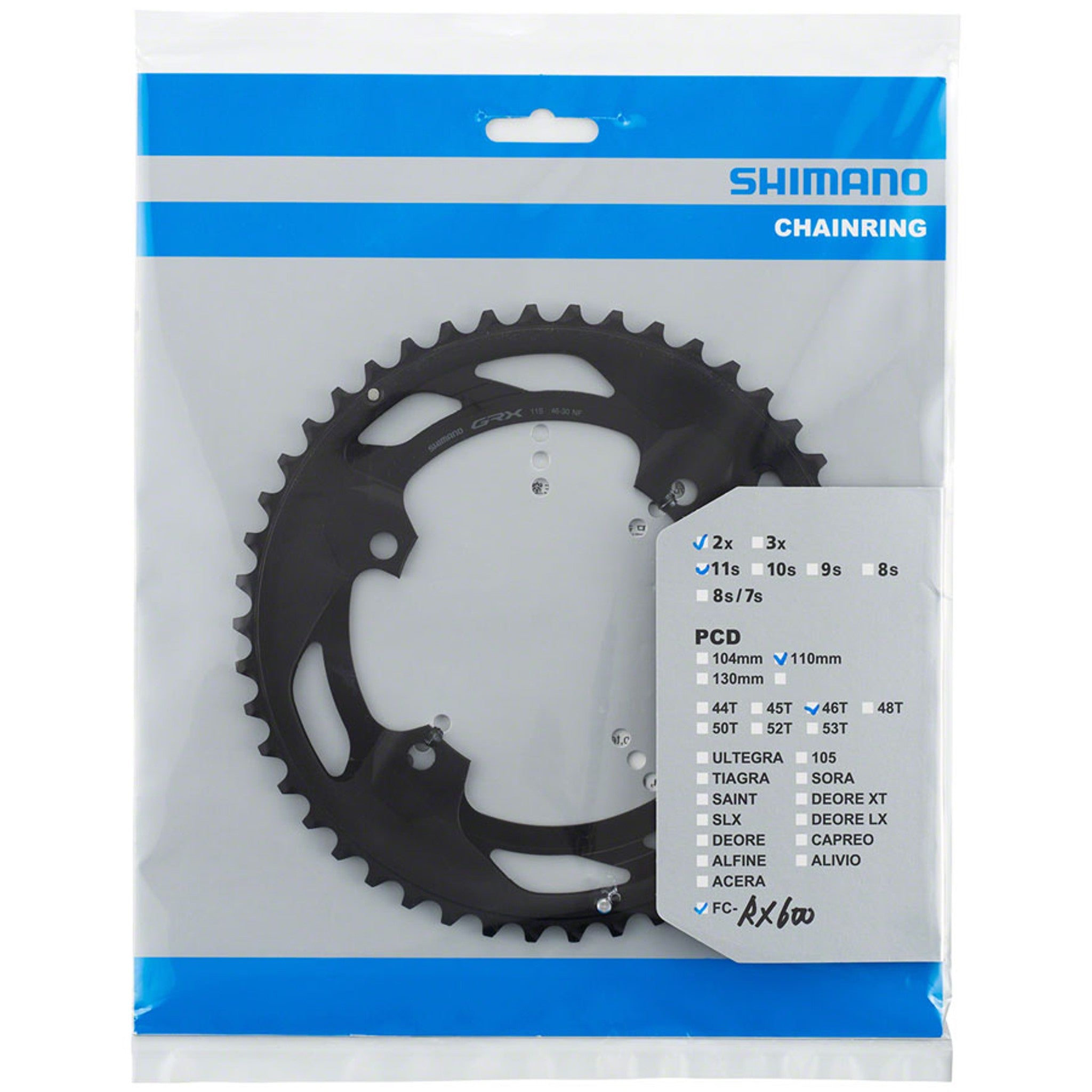 Chainring for GRX FC-RX600