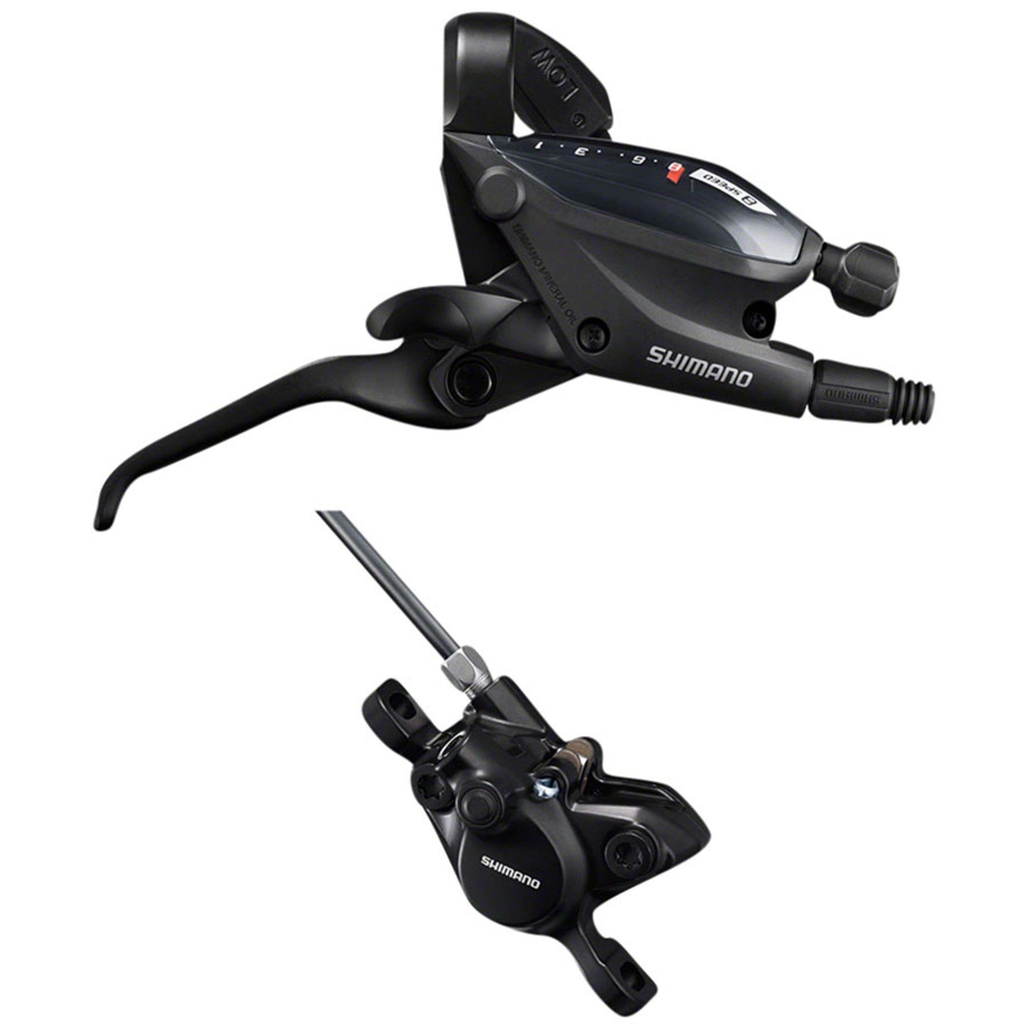 ST-EF505 Shift/Brake Lever with BR-MT200 Hydraulic Brake Caliper