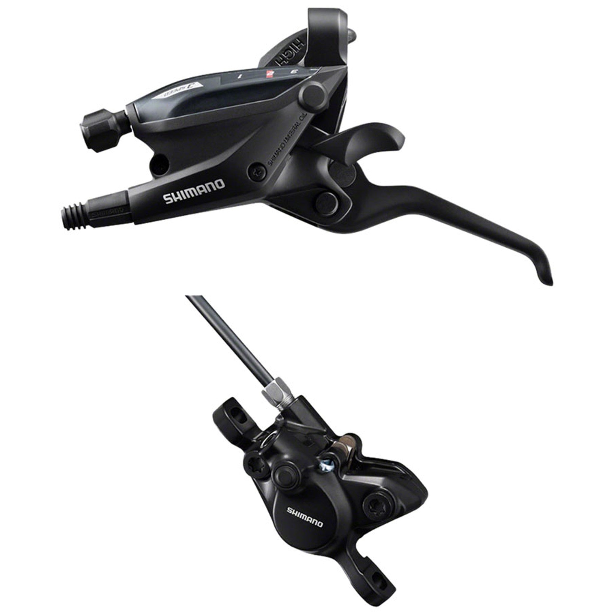 ST-EF505 Shift/Brake Lever with BR-MT200 Hydraulic Brake Caliper