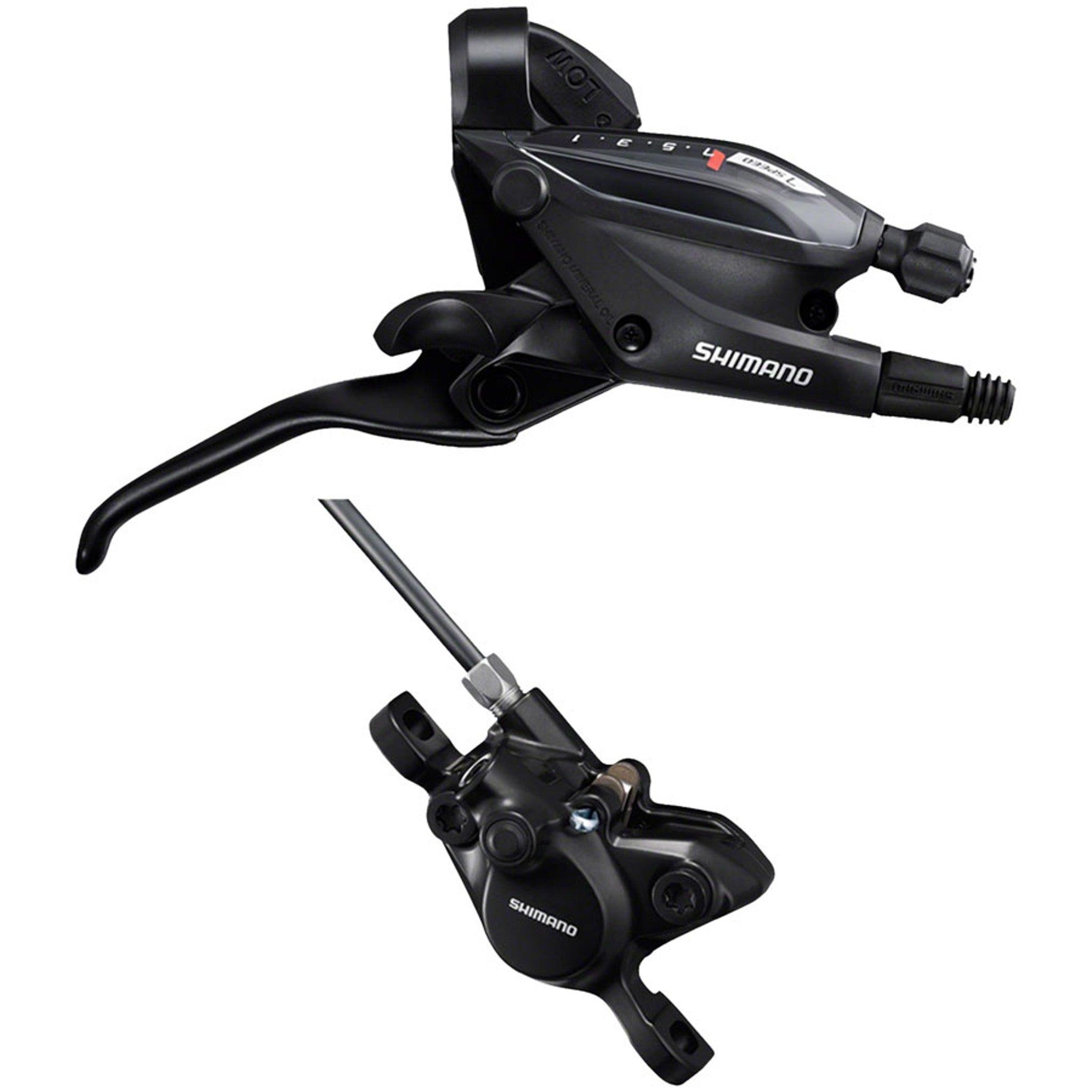 ST-EF505 Shift/Brake Lever with BR-MT200 Hydraulic Brake Caliper